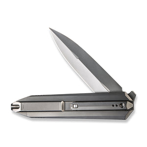 WE Knife Co., Ltd™ Diatomic Frame Lock WE22032-2 Gray Titanium CPM 20CV Stainless Steel Pocket Knife