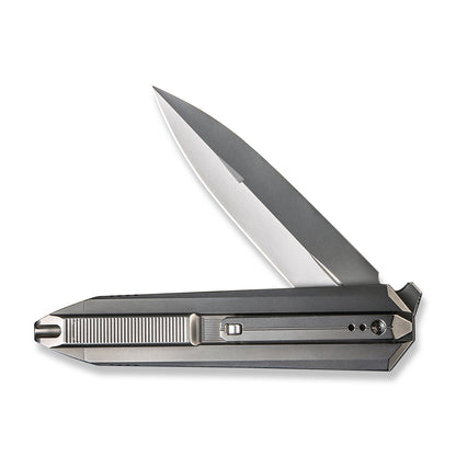 WE Knife Co., Ltd™ Diatomic Frame Lock WE22032-2 Gray Titanium CPM 20CV Stainless Steel Pocket Knife