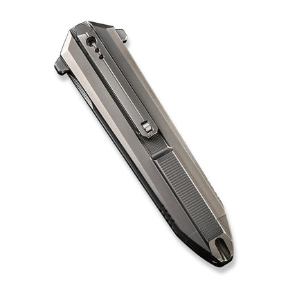 WE Knife Co., Ltd™ Diatomic Frame Lock WE22032-2 Gray Titanium CPM 20CV Stainless Steel Pocket Knife