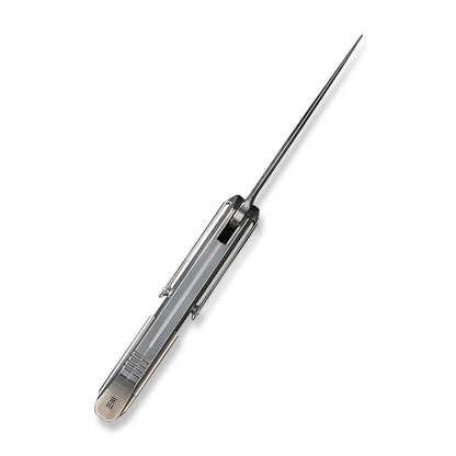 WE Knife Co., Ltd™ Diatomic Frame Lock WE22032-2 Gray Titanium CPM 20CV Stainless Steel Pocket Knife