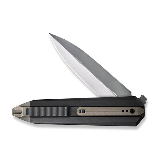 WE Knife Co., Ltd™ Diatomic Frame Lock WE22032-3 Black Titanium CPM 20CV Stainless Steel Pocket Knife