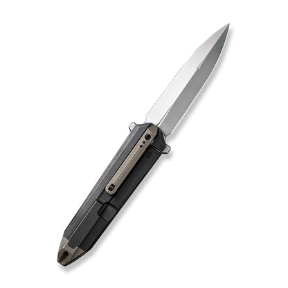 WE Knife Co., Ltd™ Diatomic Frame Lock WE22032-3 Black Titanium CPM 20CV Stainless Steel Pocket Knife