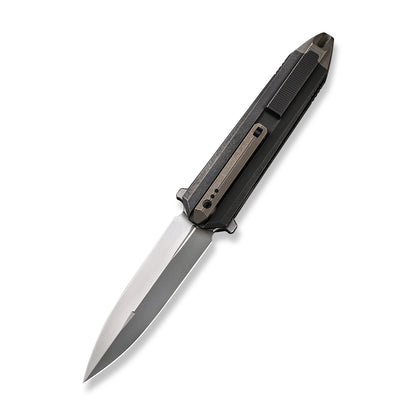 WE Knife Co., Ltd™ Diatomic Frame Lock WE22032-3 Black Titanium CPM 20CV Stainless Steel Pocket Knife