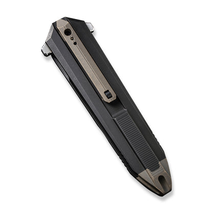 WE Knife Co., Ltd™ Diatomic Frame Lock WE22032-3 Black Titanium CPM 20CV Stainless Steel Pocket Knife
