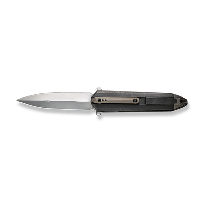 WE Knife Co., Ltd™ Diatomic Frame Lock WE22032-3 Black Titanium CPM 20CV Stainless Steel Pocket Knife