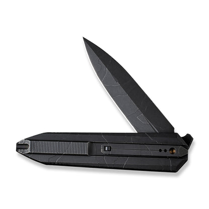 WE Knife Co., Ltd™ Diatomic Frame Lock WE22032-4 Black Titanium CPM 20CV Stainless Steel Pocket Knife