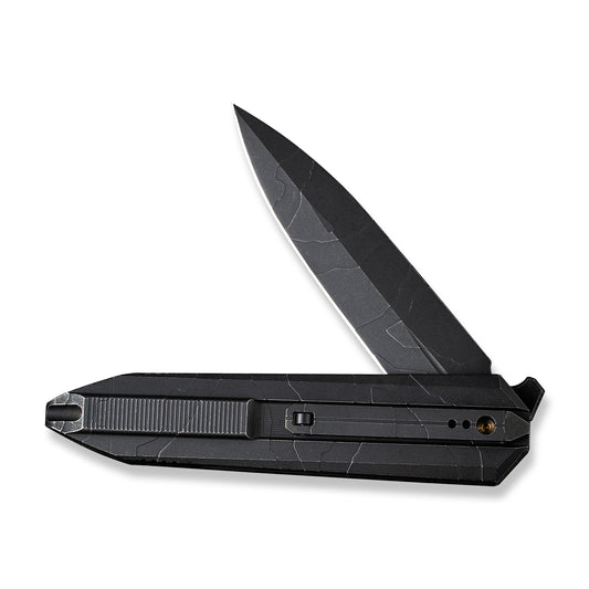 WE Knife Co., Ltd™ Diatomic Frame Lock WE22032-4 Black Titanium CPM 20CV Stainless Steel Pocket Knife