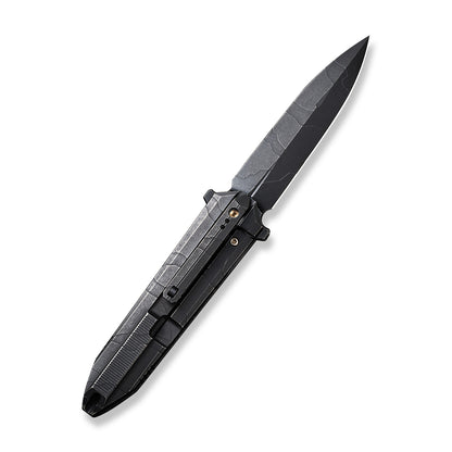 WE Knife Co., Ltd™ Diatomic Frame Lock WE22032-4 Black Titanium CPM 20CV Stainless Steel Pocket Knife