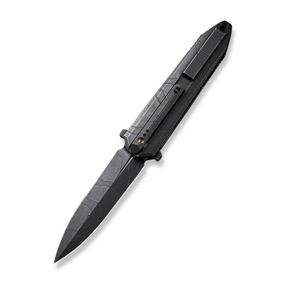WE Knife Co., Ltd™ Diatomic Frame Lock WE22032-4 Black Titanium CPM 20CV Stainless Steel Pocket Knife