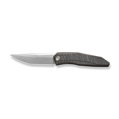 WE Knife Co., Ltd™ Cybernetic Frame Lock WE22033-3 Tiger Stripe Titanium CPM 20CV Stainless Steel Pocket Knife