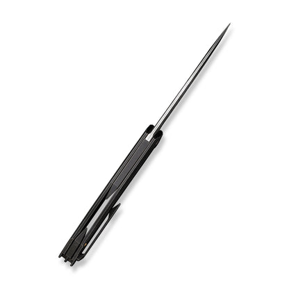 WE Knife Co., Ltd™ Cybernetic Frame Lock WE22033-DS1 Black Titanium Damasteel Pocket Knife