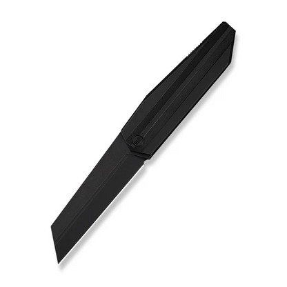 WE Knife Co., Ltd™ Collinear Frame Lock WE22034D-1 Black Anodized 6AL4V Titanium M390 Stainless Steel Pocket Knife