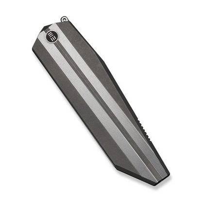 WE Knife Co., Ltd™ Collinear Frame Lock WE22034D-2 Gray 6AL4V Titanium M390 Stainless Steel Pocket Knife