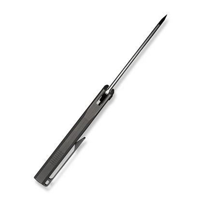 WE Knife Co., Ltd™ Collinear Frame Lock WE22034D-2 Gray 6AL4V Titanium M390 Stainless Steel Pocket Knife