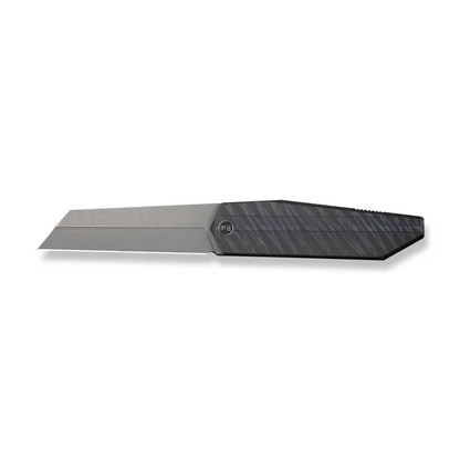 WE Knife Co., Ltd™ Collinear Frame Lock WE22034D-3 Tiger Stripe Flamed 6AL4V Titanium M390 Stainless Steel Pocket Knife