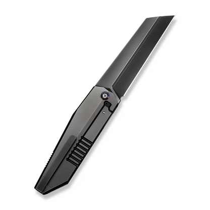 WE Knife Co., Ltd™ Collinear Frame Lock WE22034D-4 Polished Gray 6AL4V Titanium M390 Stainless Steel Pocket Knife