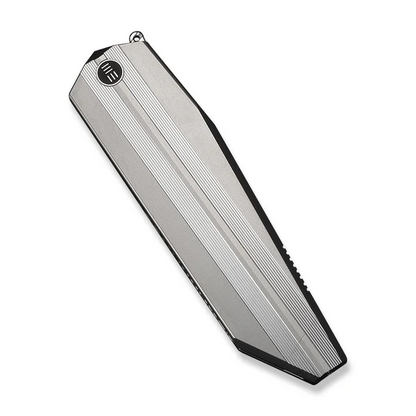 WE Knife Co., Ltd™ Collinear Frame Lock WE22034D-DS1 Bead-Blasted 6AL4V Titanium Damasteel Pocket Knife