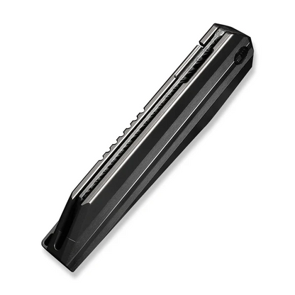WE Knife Co., Ltd™ Collinear Frame Lock WE22034D-DS1 Bead-Blasted 6AL4V Titanium Damasteel Pocket Knife