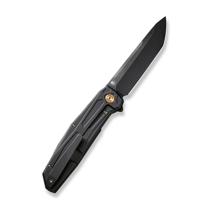 WE Knife Co., Ltd™ Shadowfire Frame Lock WE22035-1 Black Titanium CPM 20CV Stainless Steel Pocket Knife