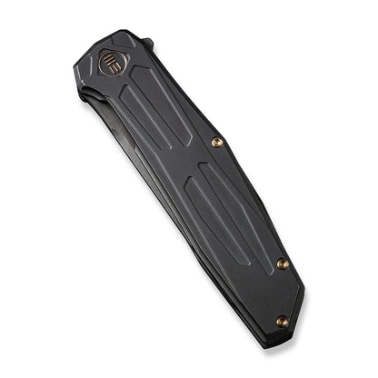 WE Knife Co., Ltd™ Shadowfire Frame Lock WE22035-1 Black Titanium CPM 20CV Stainless Steel Pocket Knife