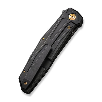WE Knife Co., Ltd™ Shadowfire Frame Lock WE22035-1 Black Titanium CPM 20CV Stainless Steel Pocket Knife