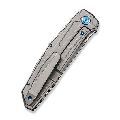 WE Knife Co., Ltd™ Shadowfire Frame Lock WE22035-2 Gray Titanium CPM 20CV Stainless Steel Pocket Knife