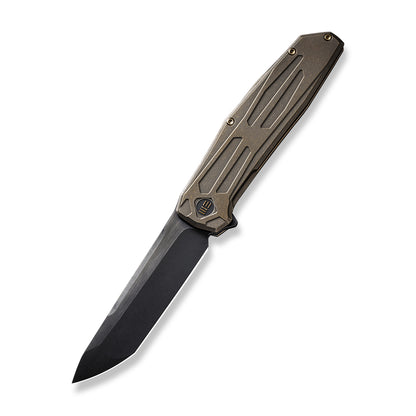 WE Knife Co., Ltd™ Shadowfire Frame Lock WE22035-3 Bronze Titanium CPM 20CV Stainless Steel Pocket Knife