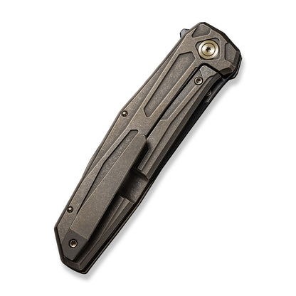 WE Knife Co., Ltd™ Shadowfire Frame Lock WE22035-3 Bronze Titanium CPM 20CV Stainless Steel Pocket Knife