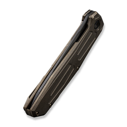 WE Knife Co., Ltd™ Shadowfire Frame Lock WE22035-3 Bronze Titanium CPM 20CV Stainless Steel Pocket Knife