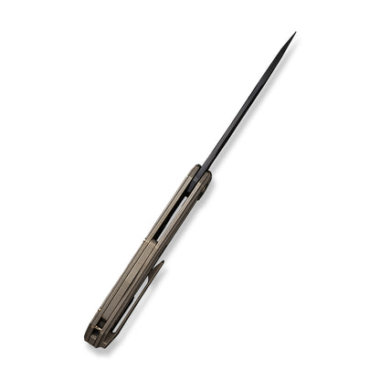 WE Knife Co., Ltd™ Shadowfire Frame Lock WE22035-3 Bronze Titanium CPM 20CV Stainless Steel Pocket Knife