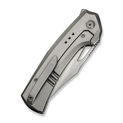 WE Knife Co., Ltd™ Nefaris Frame Lock WE22040FA-1 Bead-blasted & Flamed 6AL4V Titanium CPM 20CV Stainless Steel Pocket Knife
