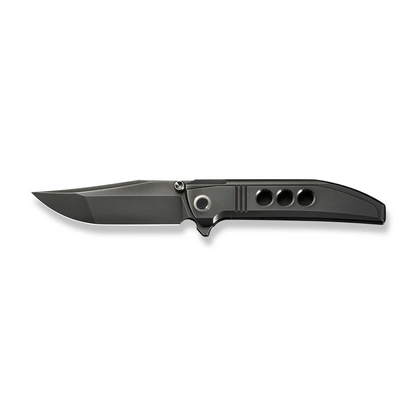 WE Knife Co., Ltd™ Ezinta Frame Lock WE22041-3 Polished Gray 6AL4V Titanium M390 Stainless Steel Pocket Knife