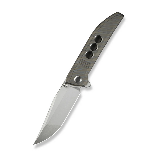 WE Knife Co., Ltd™ Ezinta Frame Lock WE22041-4 Blue Flamed 6AL4V Titanium M390 Stainless Steel Pocket Knife