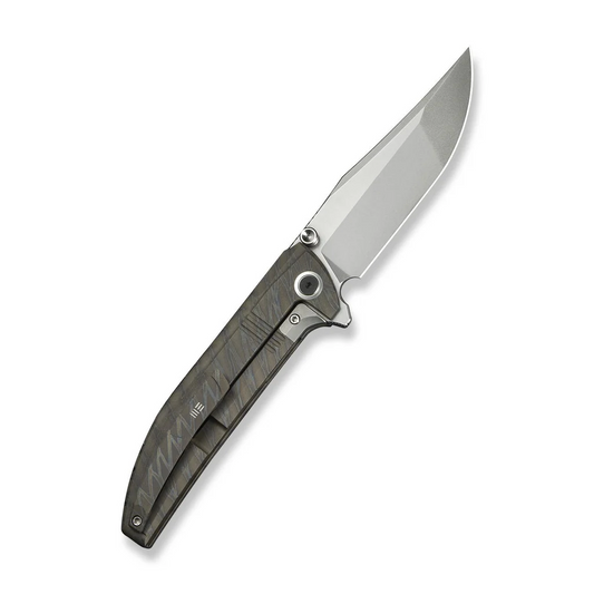 WE Knife Co., Ltd™ Ezinta Frame Lock WE22041-4 Blue Flamed 6AL4V Titanium M390 Stainless Steel Pocket Knife