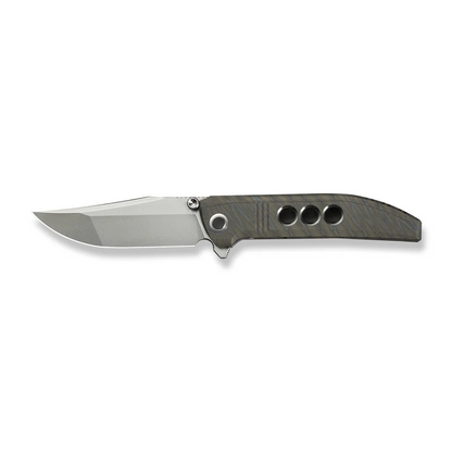 WE Knife Co., Ltd™ Ezinta Frame Lock WE22041-4 Blue Flamed 6AL4V Titanium M390 Stainless Steel Pocket Knife