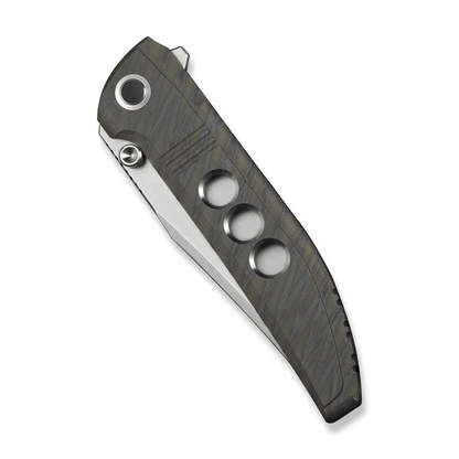 WE Knife Co., Ltd™ Ezinta Frame Lock WE22041-4 Blue Flamed 6AL4V Titanium M390 Stainless Steel Pocket Knife