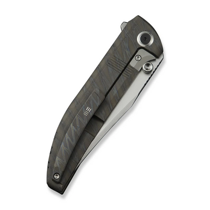 WE Knife Co., Ltd™ Ezinta Frame Lock WE22041-4 Blue Flamed 6AL4V Titanium M390 Stainless Steel Pocket Knife