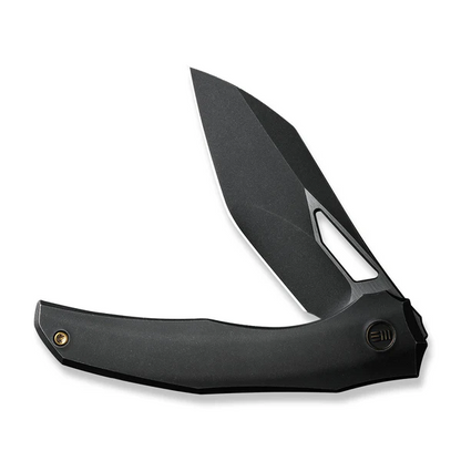 WE Knife Co., Ltd™ Ignio Frame Lock WE22042B-1 MB Black Anodized 6AL4V Titanium CPM 20CV Stainless Steel Pocket Knife