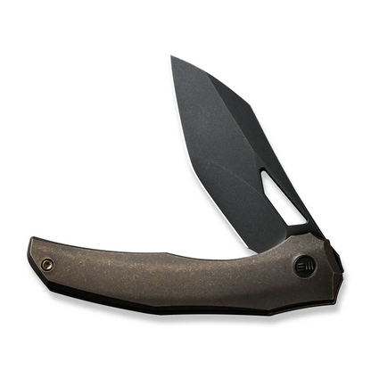 WE Knife Co., Ltd™ Ignio Frame Lock WE22042B-2 MB Bronze Anodized 6AL4V Titanium CPM 20CV Stainless Steel Pocket Knife