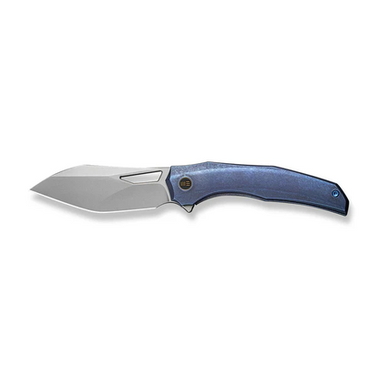 WE Knife Co., Ltd™ Ignio Frame Lock WE22042B-3 MB Blue Anodized 6AL4V Titanium CPM 20CV Stainless Steel Pocket Knife