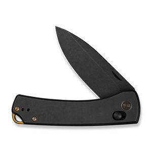 WE Knife Co., Ltd™ Nightblade Crossbar Lock WE22046-1 Black Anodized 6AL4V Titanium CPM 20CV Stainless Steel Pocket Knife