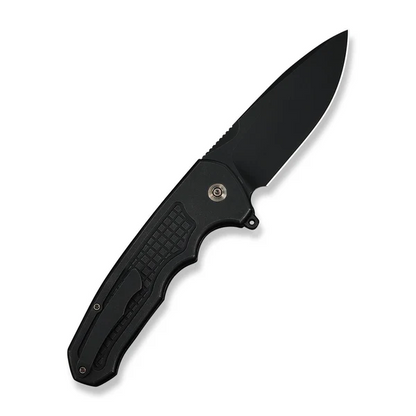 WE Knife Co., Ltd™ Starlash Flipper Lock WE23011C-1 Black Anodized 6AL4V Titanium M390 Stainless Steel Pocket Knife