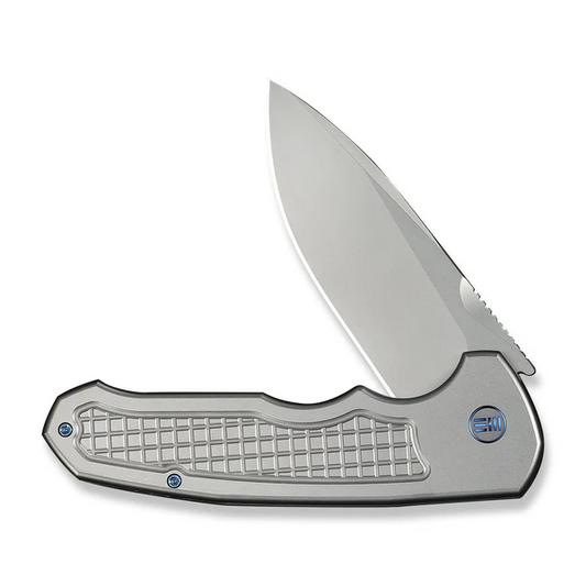 WE Knife Co., Ltd™ Starlash Flipper Lock WE23011C-2 Gray 6AL4V Titanium M390 Stainless Steel Pocket Knife