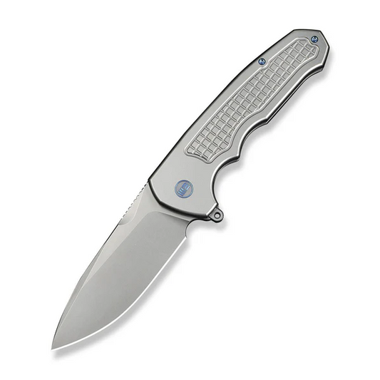 WE Knife Co., Ltd™ Starlash Flipper Lock WE23011C-2 Gray 6AL4V Titanium M390 Stainless Steel Pocket Knife