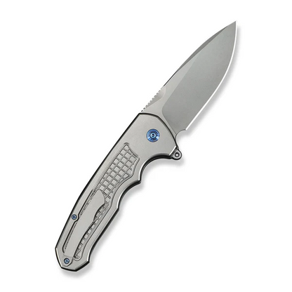 WE Knife Co., Ltd™ Starlash Flipper Lock WE23011C-2 Gray 6AL4V Titanium M390 Stainless Steel Pocket Knife