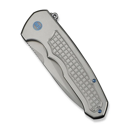 WE Knife Co., Ltd™ Starlash Flipper Lock WE23011C-2 Gray 6AL4V Titanium M390 Stainless Steel Pocket Knife
