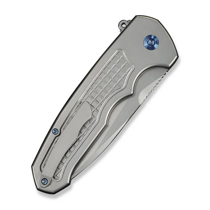WE Knife Co., Ltd™ Starlash Flipper Lock WE23011C-2 Gray 6AL4V Titanium M390 Stainless Steel Pocket Knife