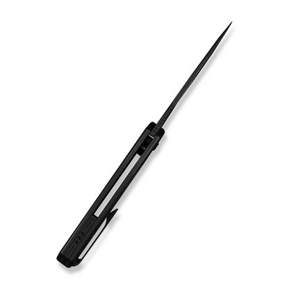 WE Knife Co., Ltd™ Starlash Flipper Lock WE23011D-1 Black Anodized 6AL4V Titanium and Aluminum Carbon Fiber M390 Stainless Steel Pocket Knife