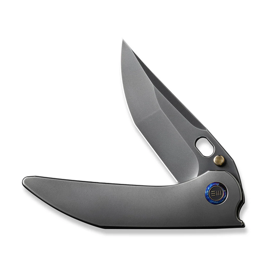 WE Knife Co., Ltd™ Attor Frame Lock WE23037B-1 Dark Gray 6AL4V Titanium CPM 20CV Stainless Steel Pocket Knife