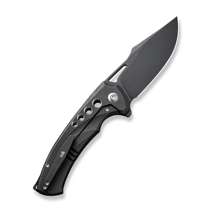WE Knife Co., Ltd™ Swiftfin Frame Lock WE23051-1 Black 6AL4V Titanium CPM 20CV Stainless Steel Pocket Knife